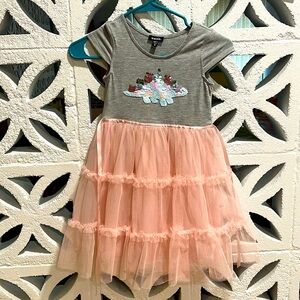 Zunie dress pink dinosaur size 6
